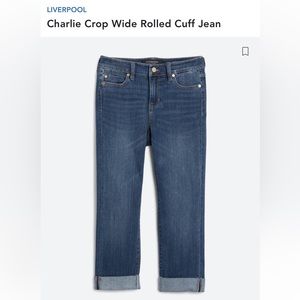 Liverpool Cuffed Jeans - Size 12P - worn once